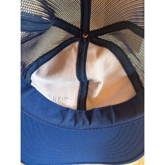 Vintage Jankins Blue Polyester Mesh Snapback Trucker Hat - Picture 6 of 6